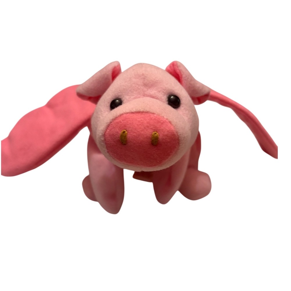 Cincinnati Flying Pig Plush Pink Stuffed Animal Marathon Souvenir Bean Bag Toy